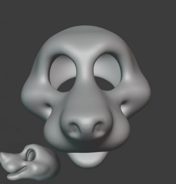 Bud the Canine, Furry Fursuit Foam Full Head Base for Fursuiting, For Furries and Cosplay - DIY - fhb13