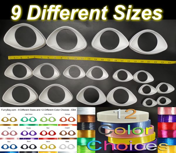 Follow Me Fursuit Eye Blanks Toony Variety eb4 - Image 3