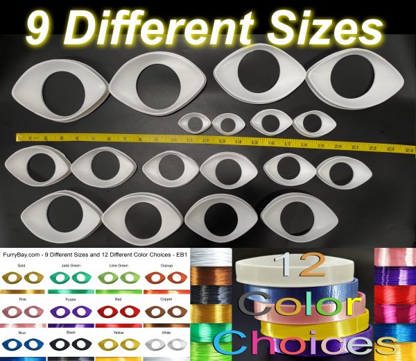 Follow Me Fursuit Eye Blanks Toony Variety eb1 - Image 3