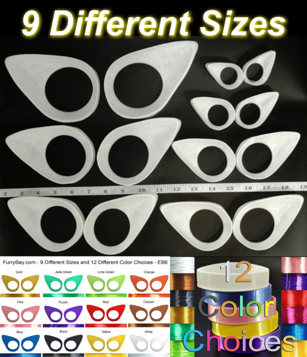 Follow Me Fursuit Eye Blanks Toony Variety eb6 - Image 3