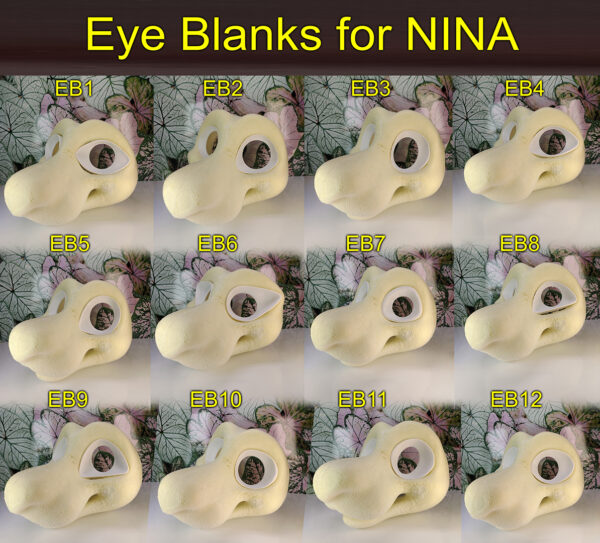 Nina the Feline, Furry Fursuit Foam Full Head Base for Fursuiting, For Furries and Cosplay - DIY - fhb7 - Image 3